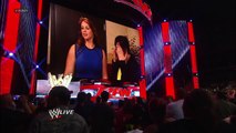 Stephanie McMahon announces Vickie Guerrero will receive a job evaluation next week on Raw: Raw, Jul