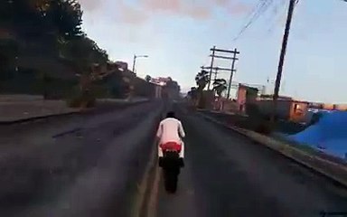 GTA V - Tutorial parkour com moto