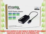 Plugable? USB 3.0 to VGA / DVI / HDMI Video Graphics Adapter Card for Multiple Monitors up