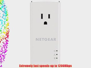 Netgear Powerline 1200   Extra Outlet (PLP1200-100PAS)