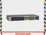 NETGEAR ProSAFE 16-Port Gigabit PoE/PD Smart Switch with 8 PoE-Capable Ports and 2 PD (GS516TP-100NAS)