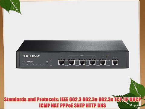 TP-LINK TL-R480T 5-port Load Balance Broadband Router 3 Configurable WAN/LAN ports 1 LAN 1