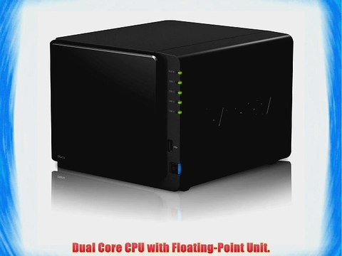 Synology DiskStation 4-Bay (4X 3TB NAS Drives) Network Attached Storage (NAS) DS414 4300