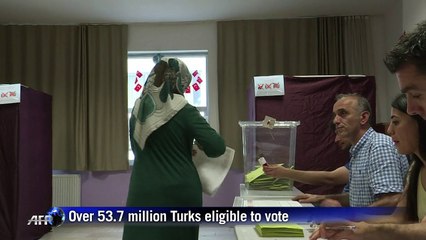 Turkey votes as Erdogan eyes reinforced powers