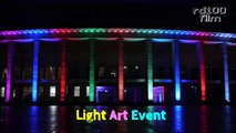 Light Art Event im Berliner Olympiastadion