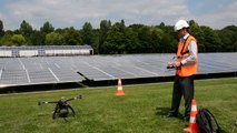 Des drones à Challenger, siège de Bouygues Construction