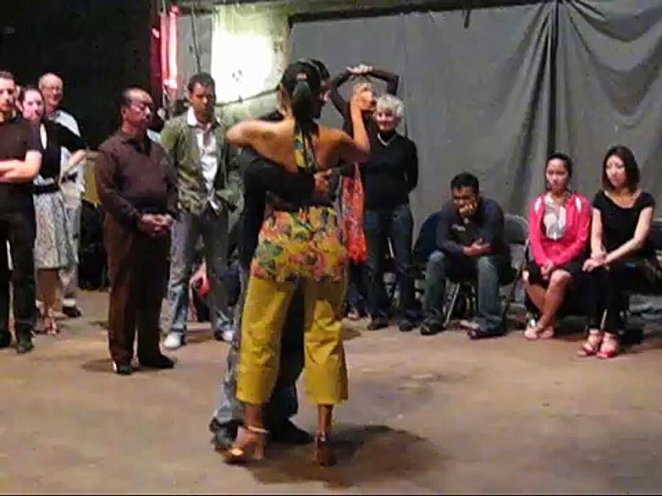 Tango Lesson:  Elasticity from Close to Open Embrace