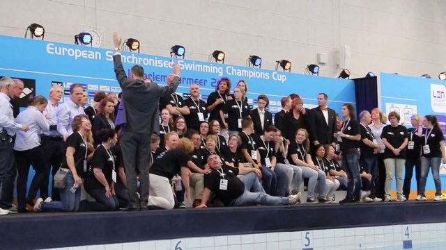 BACKSTAGE SYNCHRONISED SWIMMING EUROPEAN CUP 2015 HAARLEMMERMEER