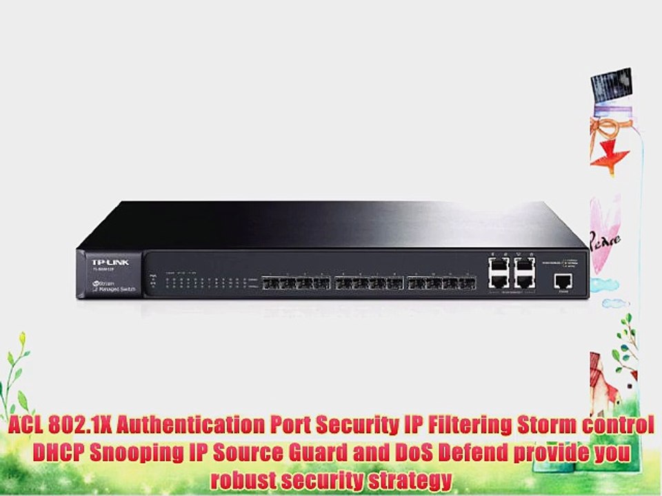 TP-LINK TL-SG5412F 12-port Pure-Gigabit L2 Managed Switch 12 Gigabit SFP Slots 4 Combo Gigabit