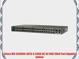 Cisco WS-C2960S-48TS-S 2960 48 10/100/1000 Port Gigabit Switch