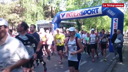 Auray. Un trail sous le soleil