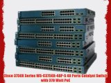 Cisco 3750X Series WS-C3750X-48P-S 48 Ports Catalyst Switch with 370 Watt PoE