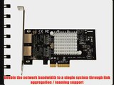StarTech.com Dual Port PCI Express PCIe x4 Gigabit Ethernet Server Adapter (ST2000SPEXI)