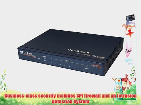 NETGEAR FVS318 ProSafe VPN Firewall 8 with 8-Port 10/100 Switch