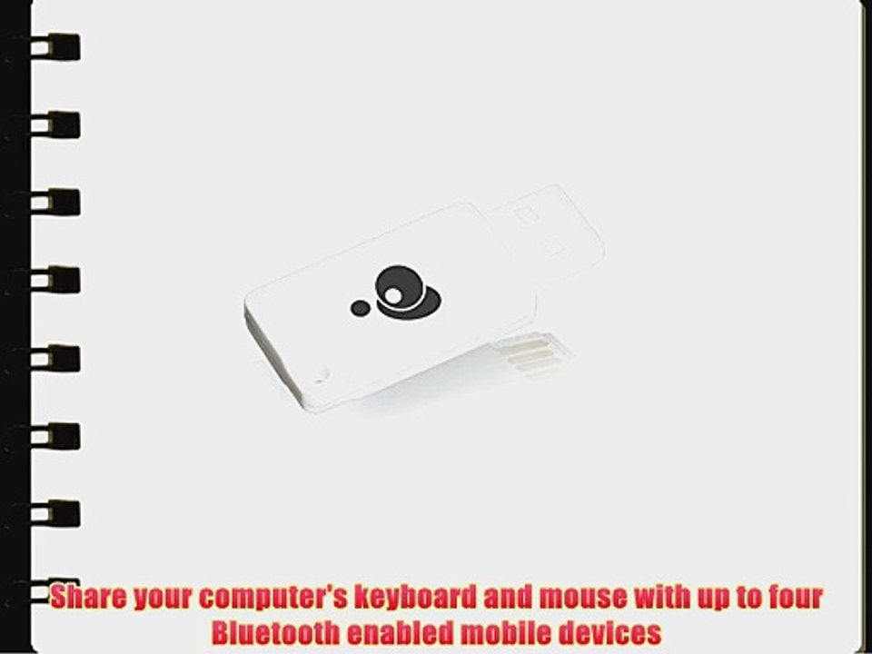 IOGEAR KeyShair Bluetooth Keyboard and Mouse for Smartphones and Tablets (GKMB02)