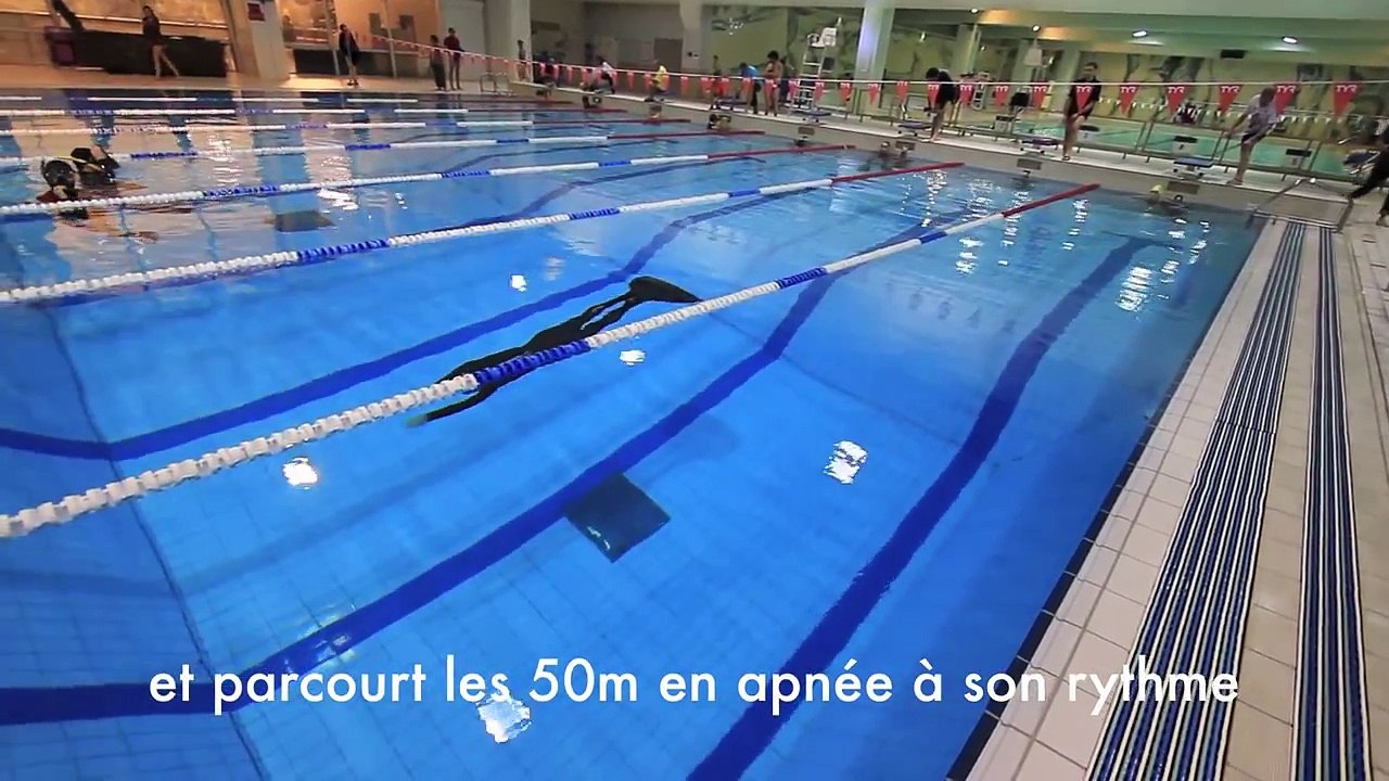 Apnée dynamique 16 x 50m