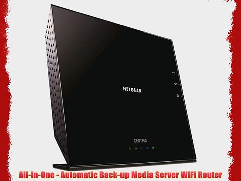 NETGEAR Centria N900 Dual Band Gigabit Wireless Router with 3.5 Storage Bay (WNDR4700)