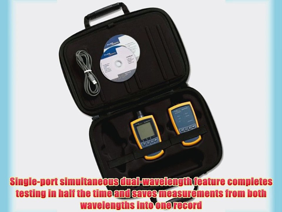 Fluke Networks FTK2000 SimpliFiber Pro Singlemode Fiber Verification Kit Fiber Tester
