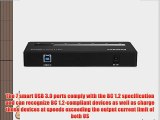 EasyAcc? USB 3.0 7 Port Charging and Data Hub with 7 BC 1.2 Smart USB 3.0 Ports up to 5V 2A