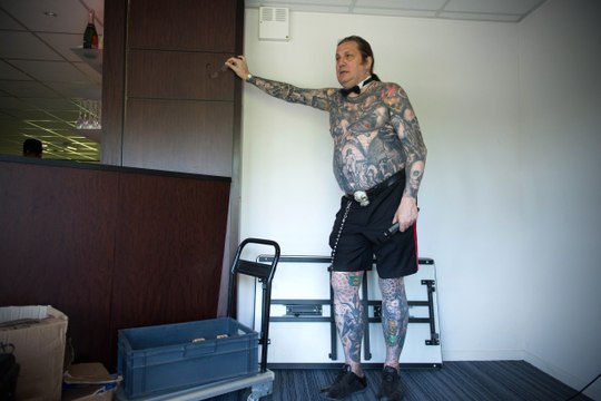 Pascal Tourain animateur de Rennes Tattoo convention