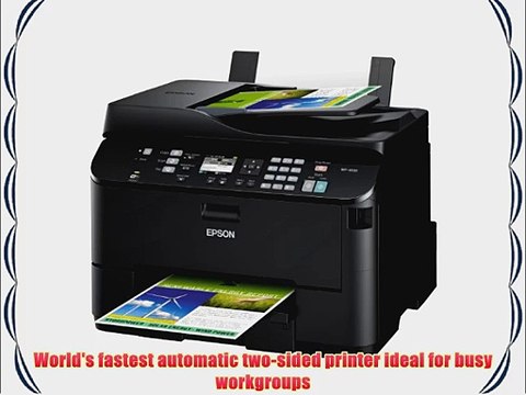 Epson WorkForce Pro WP-4530 Wireless All-in-One Color Inkjet Printer Copier Scanner Fax iOS/Tablet/Smartphone/AirPrint