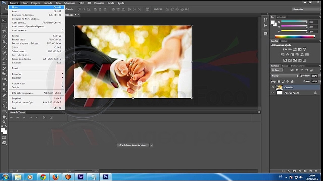 Editando Menu Aula 1