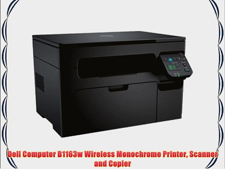Dell Computer B1163w Wireless Monochrome Printer Scanner and Copier