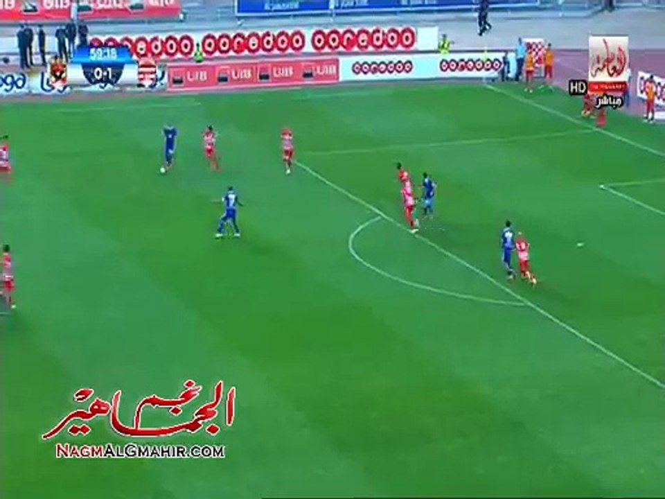 هدف الأهلي  الأول (  الإفريقي  1-1 الأهلي  ) إياب دور الـ16 - كأس الإتحاد الأفريقي 2015