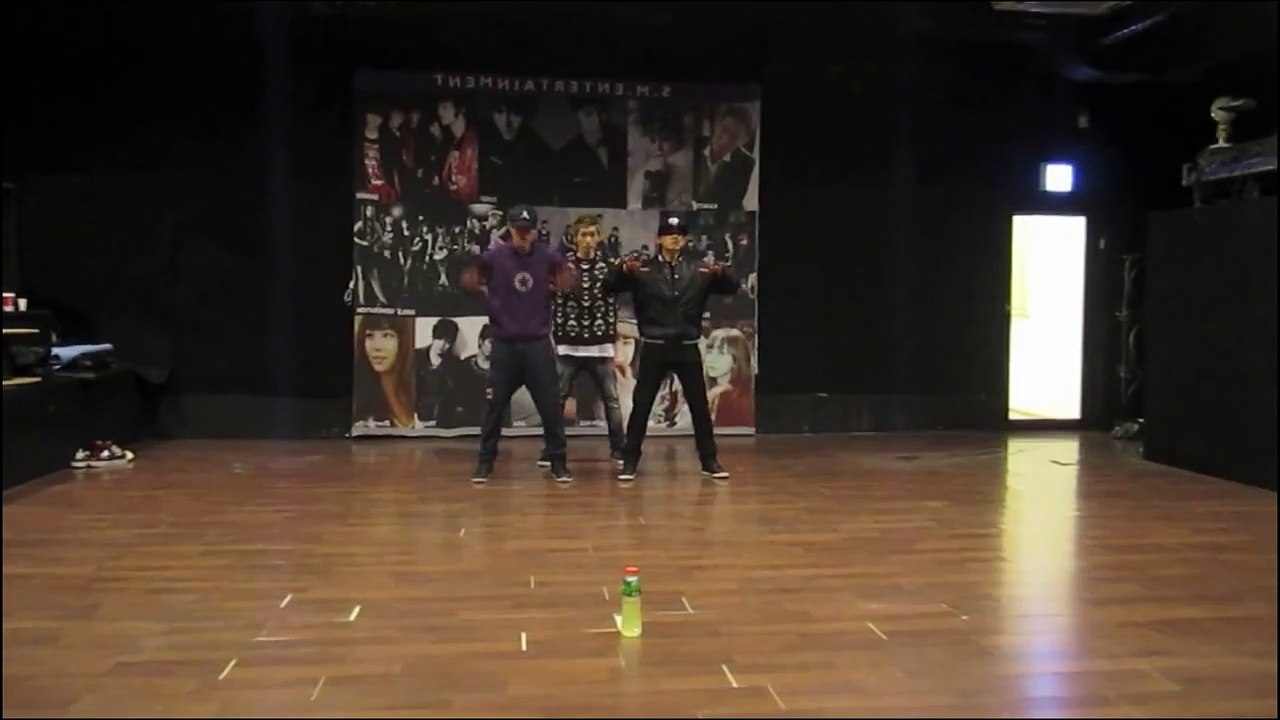 Kai (EXO), TaeMin (SHINee), EunHyuk (Super Junior) - Gayo Daejun dance [dance practice] MIRROR