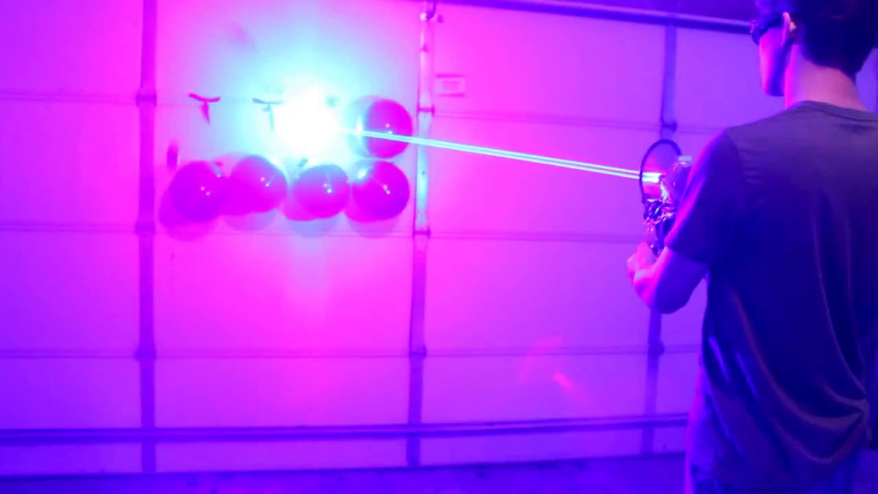 Fusil laser de 40W fait maison