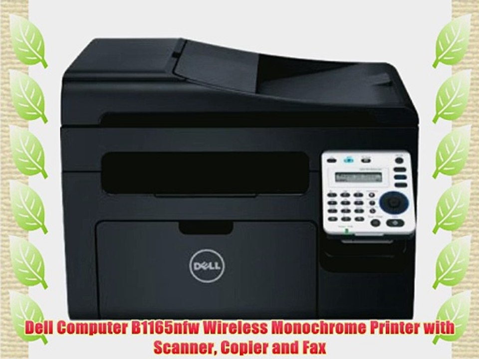 Dell Computer B1165nfw Wireless Monochrome Printer with Scanner Copier and Fax