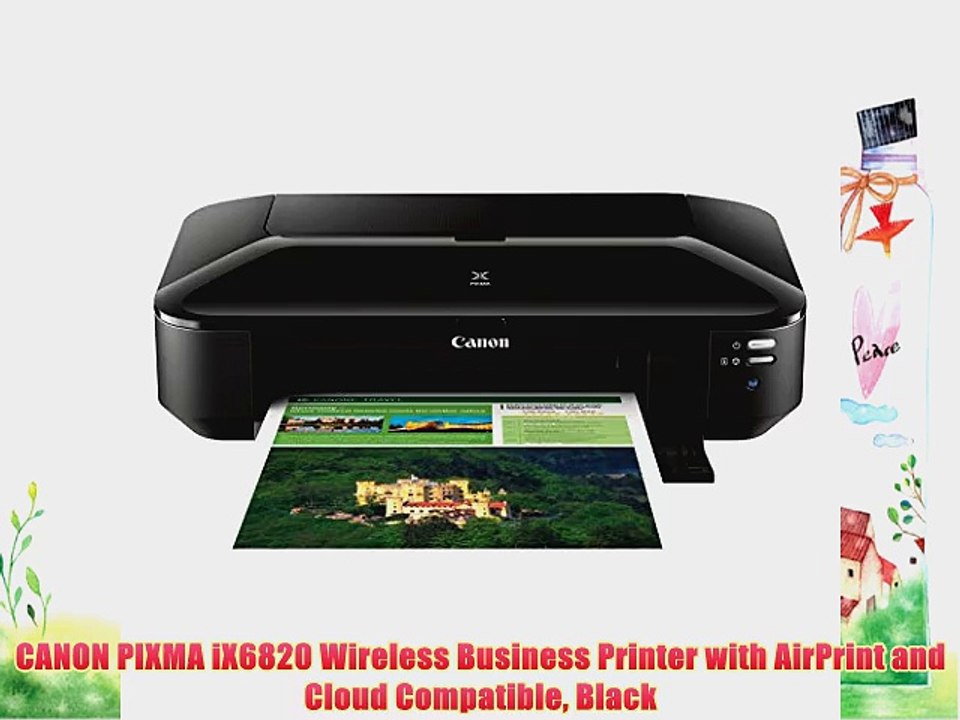 CANON PIXMA iX6820 Wireless Business Printer with AirPrint and Cloud Compatible Black