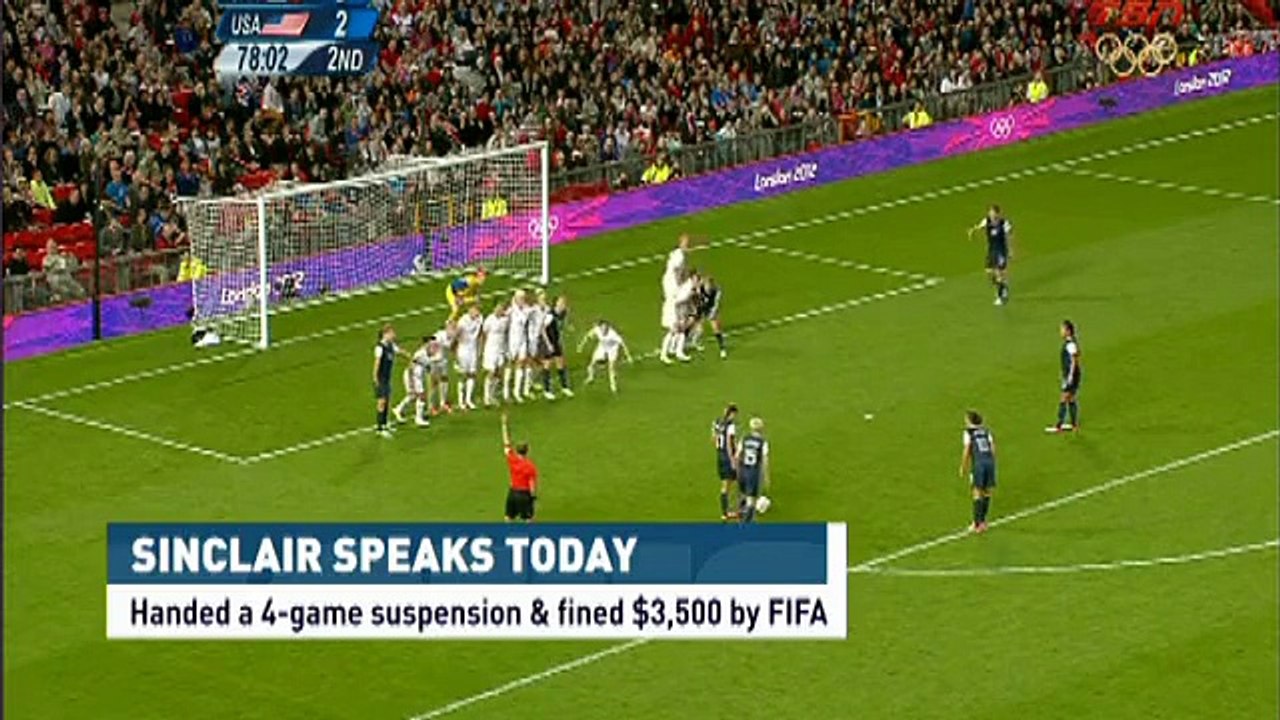 Canadian Star Christine Sinclair's 4 Game Suspended and $3,500 Fined From FIFA  WC For Misbehaving
