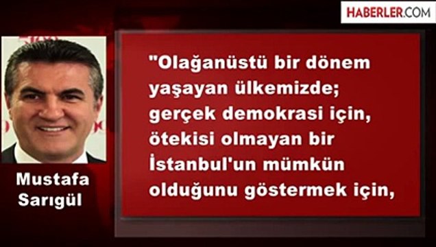 [LOL EXA] Mustafa Sarıgül seçim sonuçları açıklaması