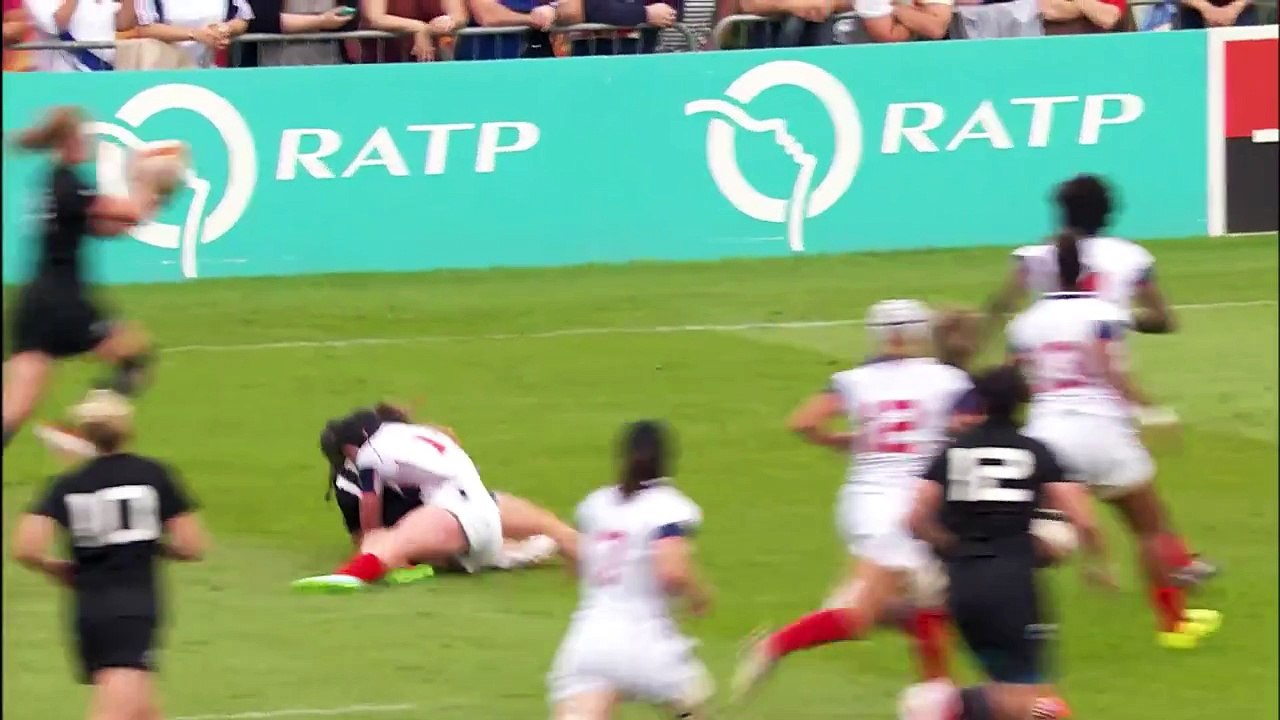 [HIGHLIGHTS] New Zealand 34-3 USA at Women's Rugby World Cup