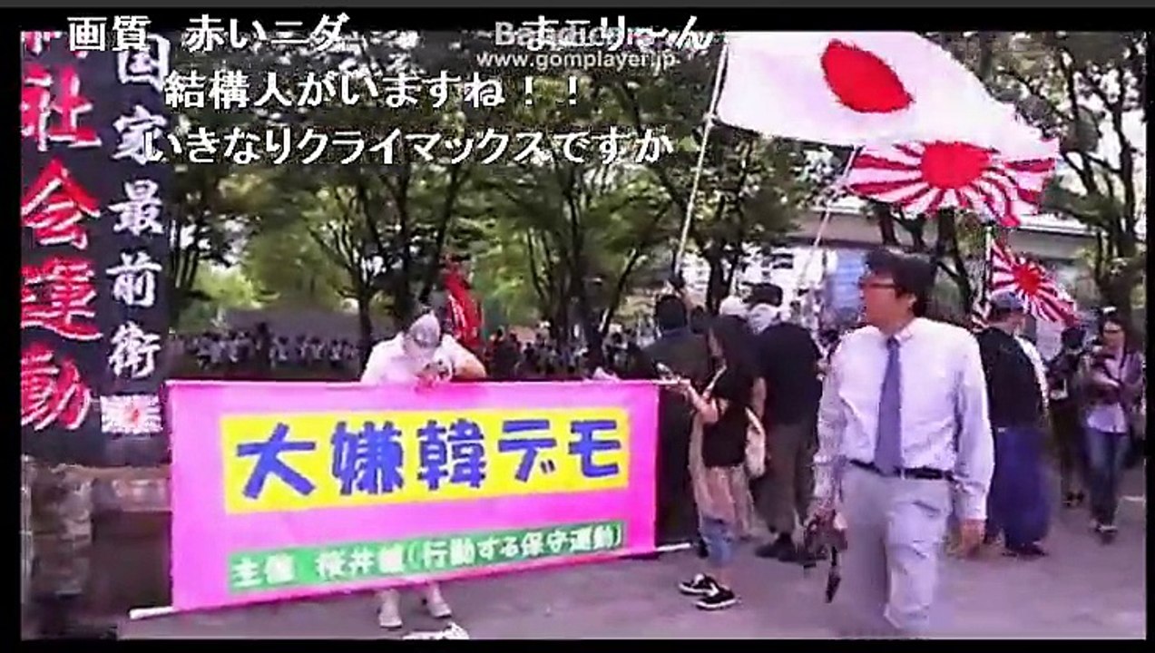 【在特会】神回 「桜井誠」VSしばき隊　大嫌韓デモ ver.4 in 愛知