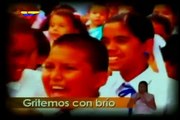 Himno Nacional venezolano transmitido en VTV, ahora con voz de Chávez musicalizada