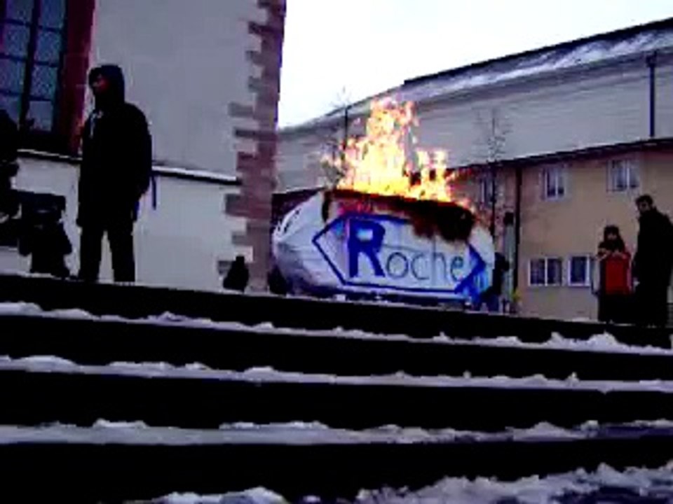 ROCHE BURNS @ WEF DEMO