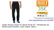 Under Armour Hose CC Storm Rival CP - Pantalones de fitness para hombre, color negro, talla L