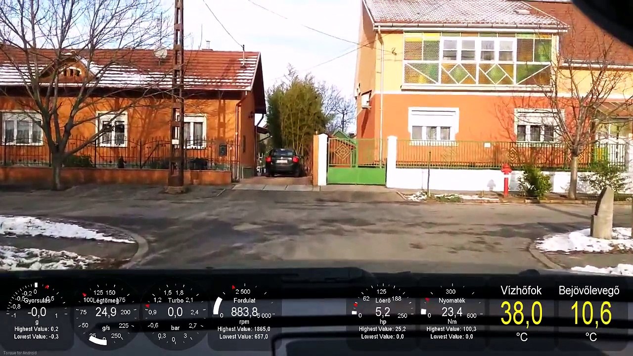 BMW E60 530d bad thermostat OBDII Bluetooth ELM327 Torque Android test