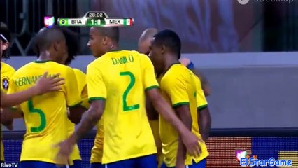 Brasil vs Mexico 1-0 Gol de Philippe Coutinho 07/06/2015
