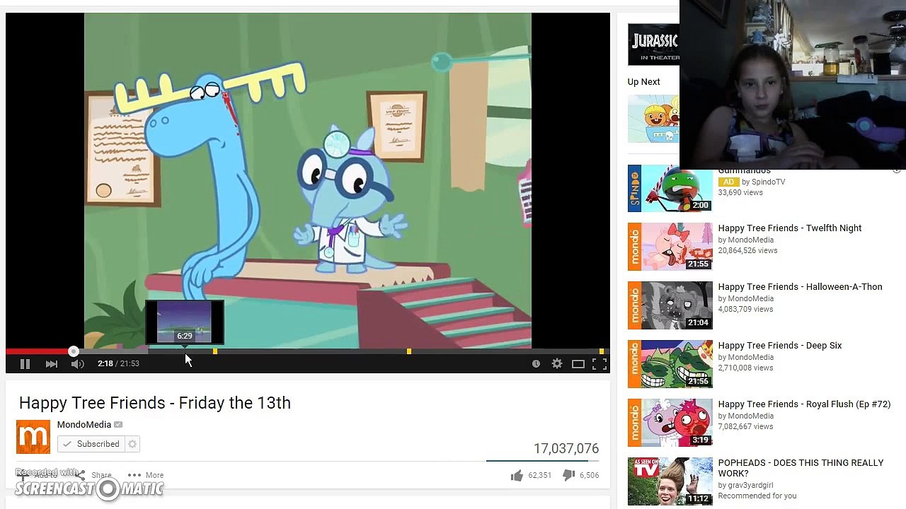 i react: happy tree friends : friday the 13TH