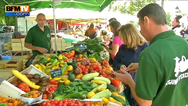 A Paris, un marché bio sur les Champs-Elysées