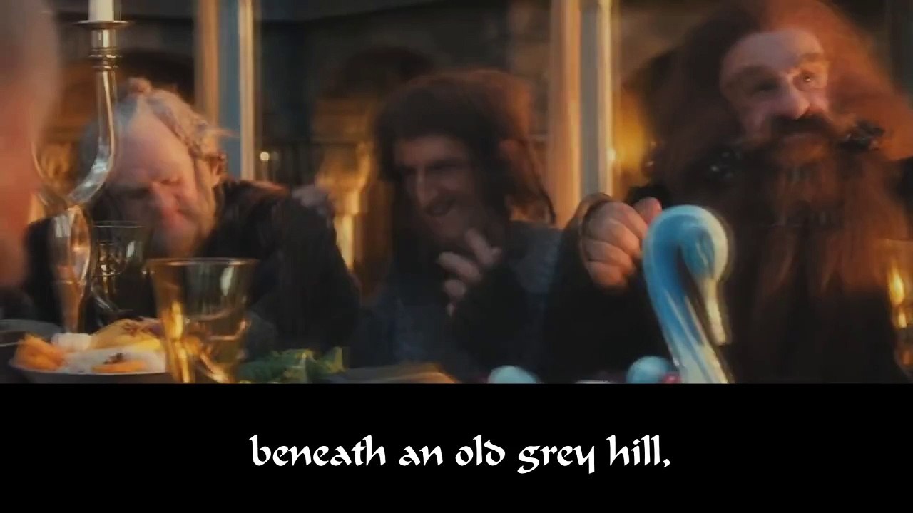 "Bofur's Song" with Lyrics [HD/HQ] - The Man in the Moon Stayed Up Too Late