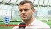 Post match interview with Jack Wilshere and England debutant Jamie Vardy