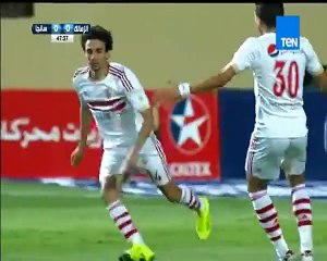 هدف نادى الزمالك فى سانجا الكونغولى 1  0 ايمن حفنى