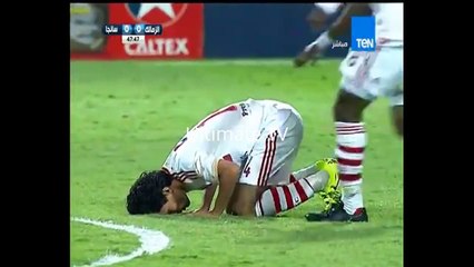 اهداف الزمالك في سانجا الكونغولي 3-1 في الكونفيدراليه ايمن حفني وعمر جابر وخالد قمر