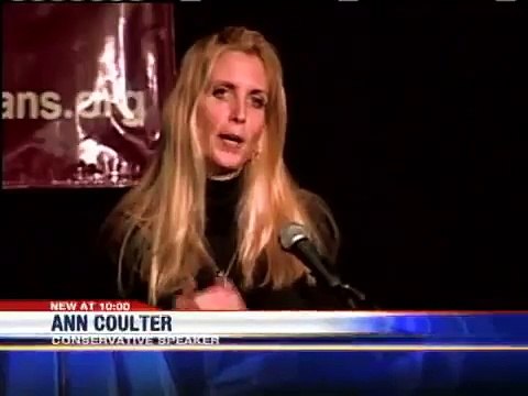 Ann Coulter Slams Political Correctness at UWM; Protested by Zombies - Video 4/20/10