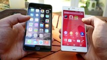 Apple iPhone 6 Plus vs. Sony Xperia Z3 Comparison [4K]
