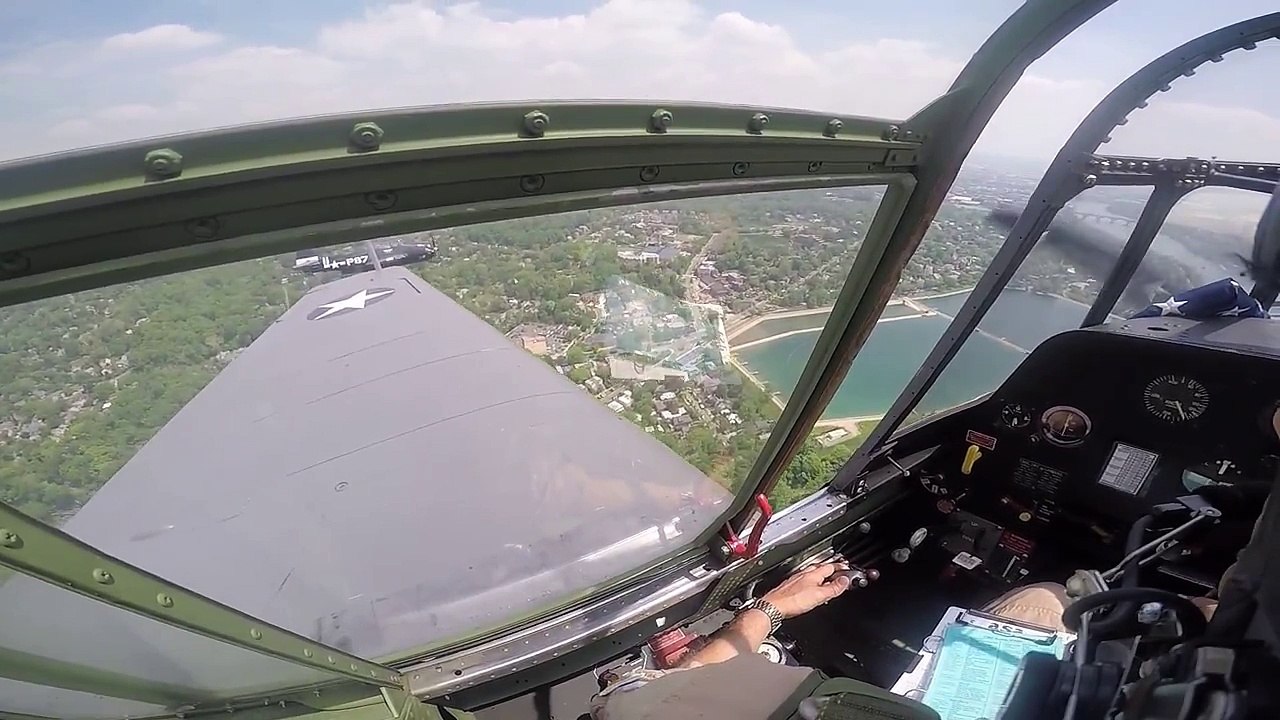 Cockpit Footage TBM Avenger Emergency Landing Arsenal Of Democracy VE Day Flyover